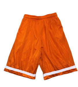 Denny’s big boys long mesh shorts in orange L(14/16)