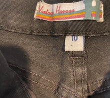 Vintage Havana girls distressed black cutoff jean shorts 10