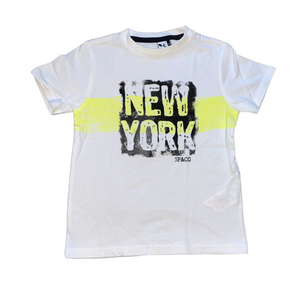 3P & Co 3 Pommes toddler boys New York graphic tee 3-4T