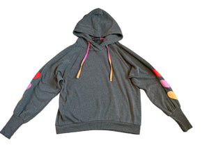 PJ Salvage women’s Love in Color hearts hoodie sweatshirt S