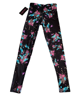 Penelope Wildberry big girls splatter print leggings 14 NEW