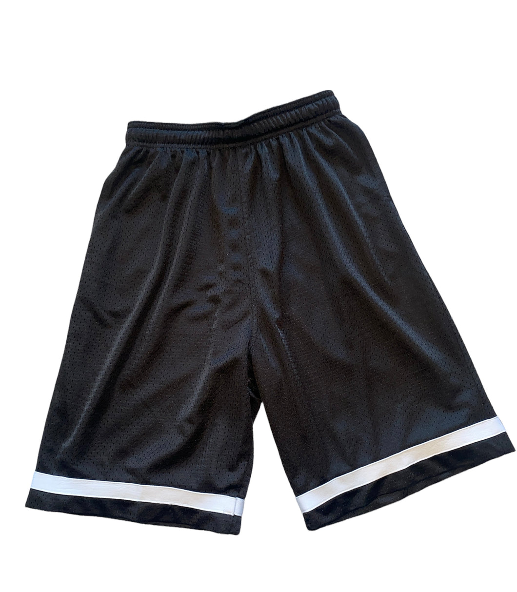 Denny’s big boys long mesh shorts in black L(14-16)