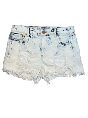 Tractr women’s acid wash ripped cutoff jean shorts 4/27