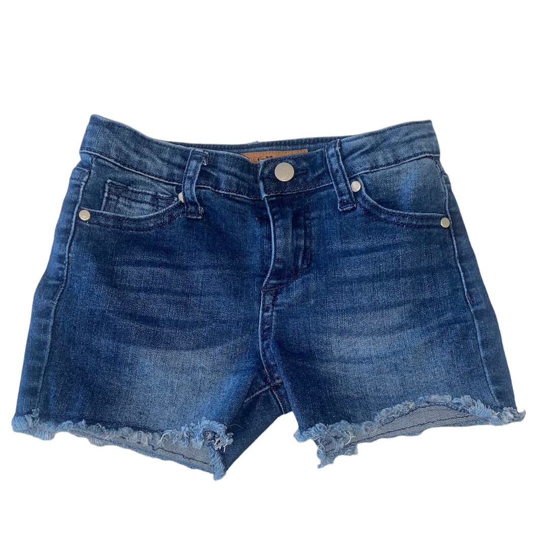Joe’s Jeans girls medium wash cutoff denim shorts 6x