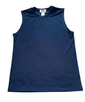 Denny’s boys active muscle tank top navy L(14-16)