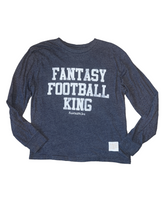 Retrobrand boys Fantasy Football King graphic long sleeve tee M(10/12)
