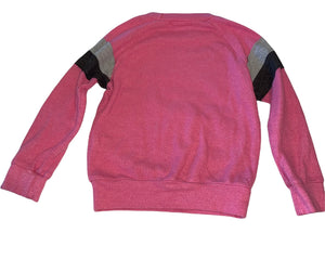 Joah Love toddler girls cozy knit stripe sleeve pullover top 2T
