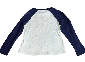 Rockets of Awesome girls knit baseball tee top 4-5