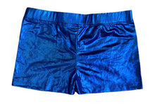 iEFiEL girls metallic dance cheer hot shorts 10 NEW