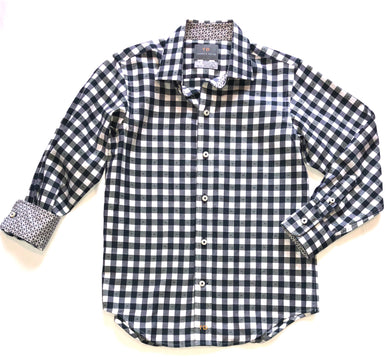 Thomas Dean check/floral button down XL(7)