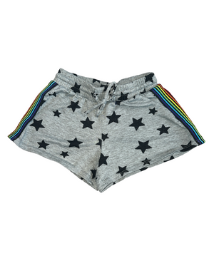 Pixie Lane girls drawstring star rainbow panel shorts 7