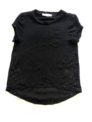 Rockets of Awesome girls hi low studded pocket tee 2T-3T