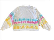 Vintage Havana women’s tie dye cropped embroidered Summer sweatshirt S