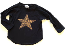 Random Hearts toddler girls leopard star top 2T