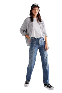 Sandrine Rose women’s 90’s wide leg cargo jeans 25