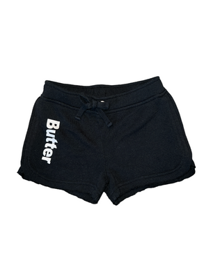 Butter girls classic black lounge logo shorts 6