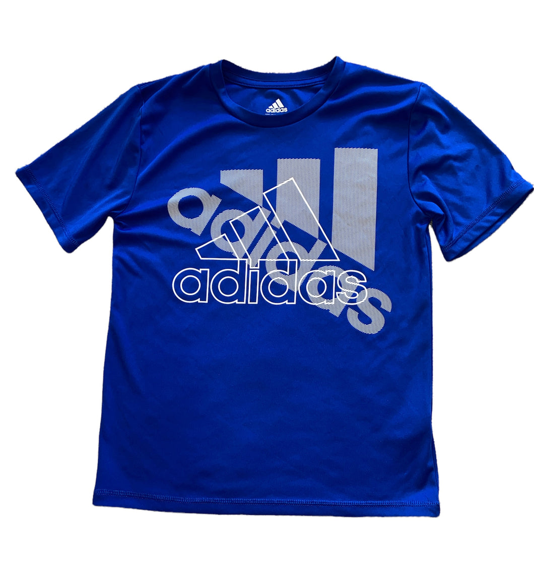 Adidas boys short sleeve active logo tee S(8)