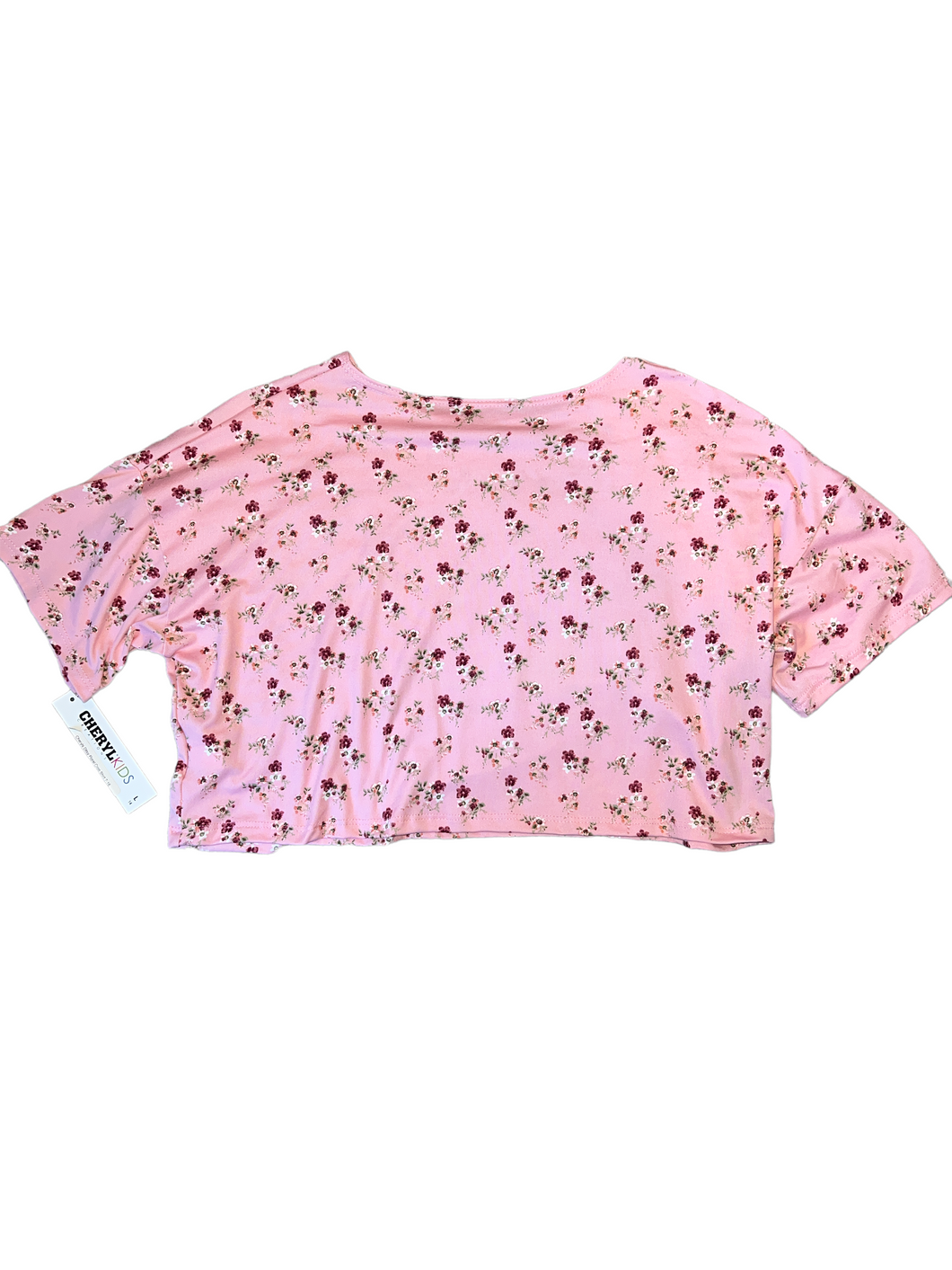 Cheryl Creations girls ditsy floral crop top NEW