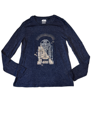 Ikks girls long sleeve Star Wars R2D2 top 12