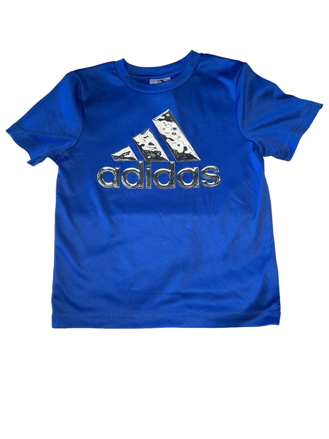 Adidas toddler boys short sleeve active logo tee shirt 4T
