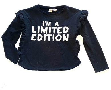 Manguun girls ruffle shoulder I’m A Limited Edition sweatshirt L