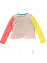 Rockets of Awesome girls long sleeve color block twisted hem crop top 6 NEW
