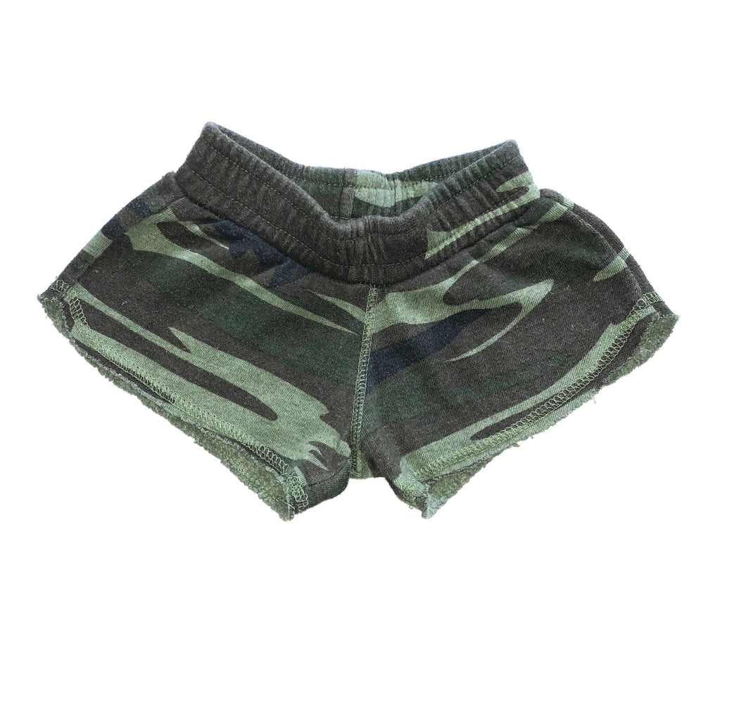 Play Six toddler girls camouflage sweat shorts 4T