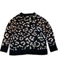 Workshop Republic women’s leopard wool sweater S NEW