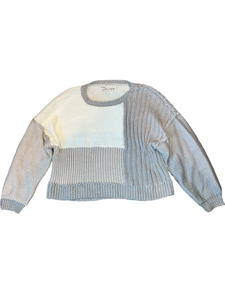 Vintage Havana women’s cropped colorblock sweater S