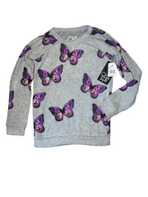Chaser girls butterfly cozy knit pullover top 8 NEW