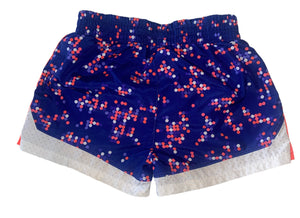 Under Armour girls dot pattern athletic running shorts 5
