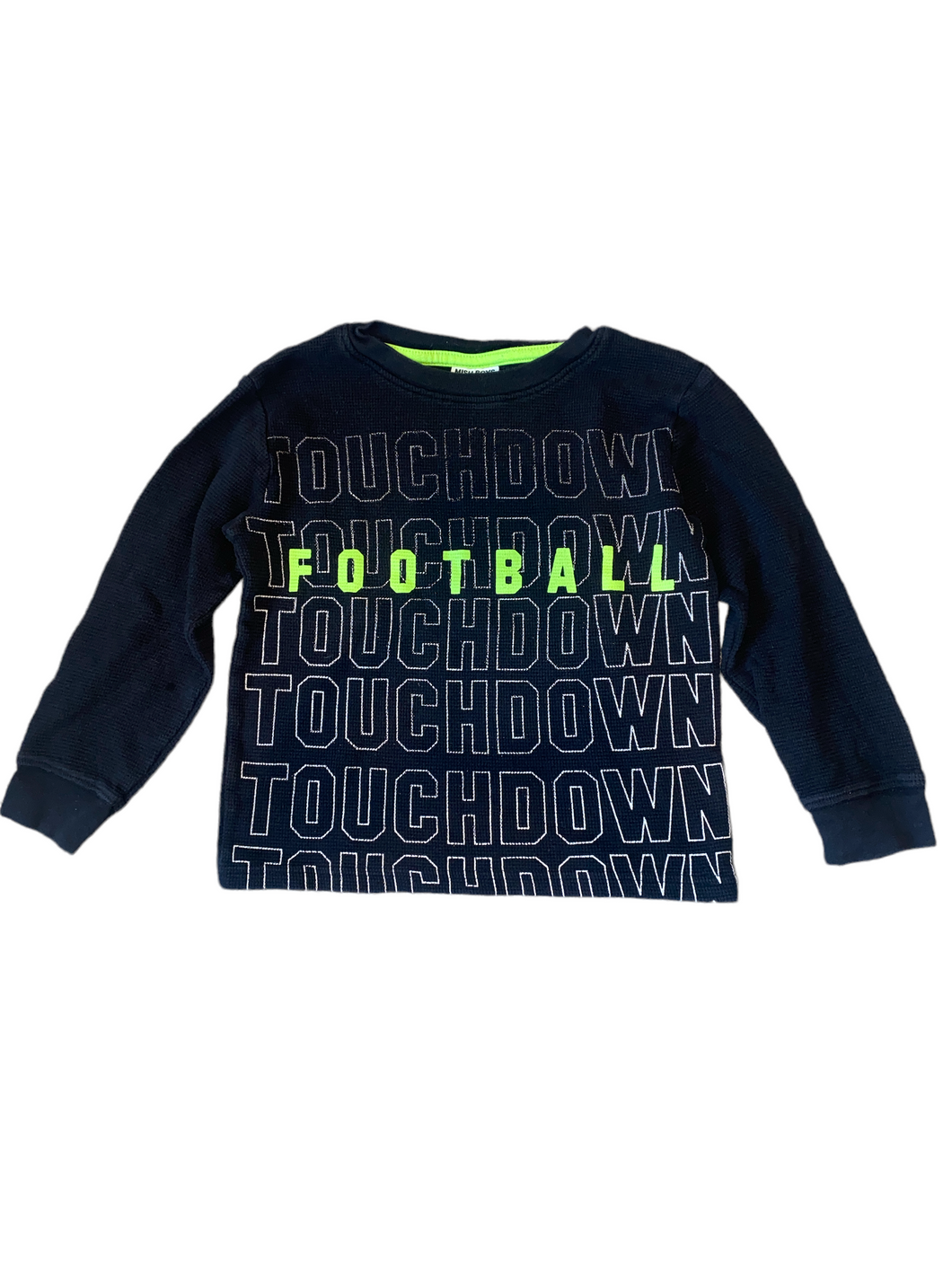Mish boys Touchdown football thermal top 5