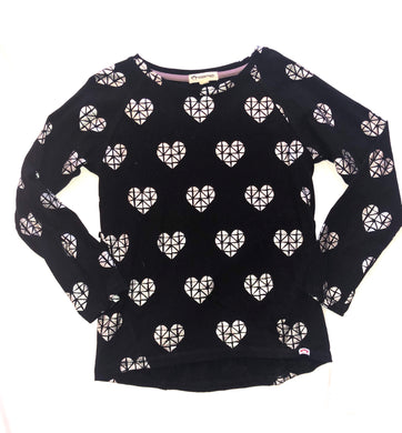 Appaman girls geometric silver heart top 6