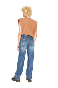 Sandrine Rose women’s 90’s wide leg cargo jeans 25
