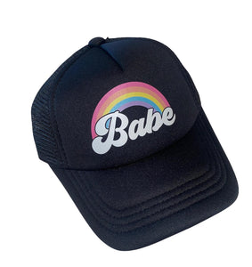 Tiny Trucker Co. BABE rainbow hat - Youth NEW