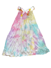 Haven Girl toddler tie dye embroidered flower sundress 3T