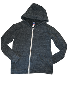 Royal Apparel unisex youth triblend zip hoodie M(10)