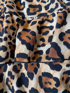 Katie J NYC tween girls leopard print ruffle skirt L(12)