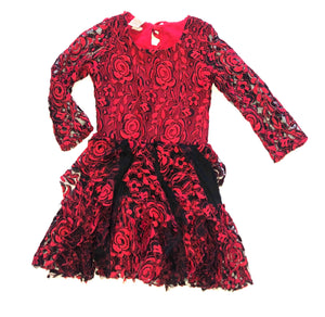 BMB Couture Mia Belle toddler girls lace special occasion dress 4T