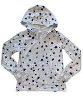 Sweet Butterfly girls star print pocket hoodie 6x