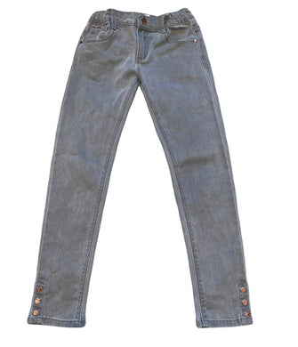 Carrément Beau girls slim straight gray jeans 10