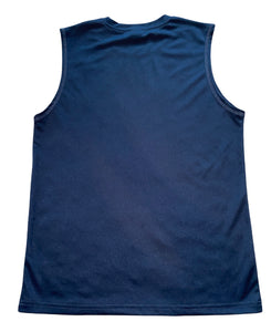 Denny’s boys active muscle tank top navy L(14-16)