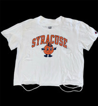 Champion girls ripped Syracuse Orange cropped tee shirt YL(10-12)