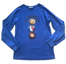 Bottlecapps boys 3-Pointer basketball graphic long sleeve top top 8