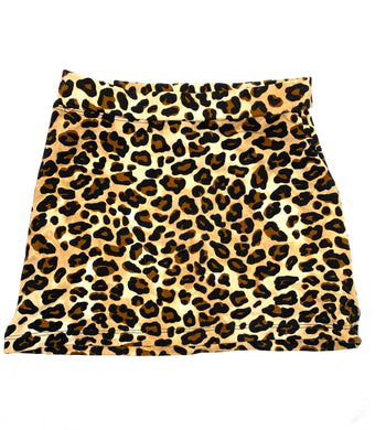 Flowers By Zoe girls leopard mini skirt 6