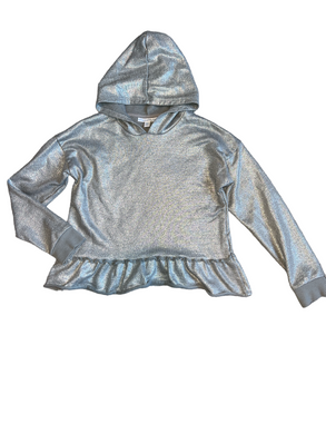 Rockets of Awesome girls hooded peplum long sleeve top 7