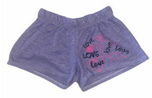 Firehouse girls graffiti LOVE shorts xxs(4)