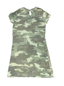 Flowers By Zoe girls camouflage cutout dress with patches 5