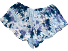 Erge Designs junior girls stretchy scalloped tie dye shorts S