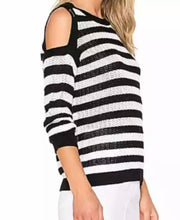 Rag & Bone women’s cold shoulder striped sweater S